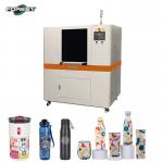 Efficiency Cylinder Inkjet Printer For Glass Plastic Stainless Steel Thermos Bottle for sale