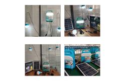 China 10w Solar Home Lighting System With Radio FM Bluetooth Speaker Charger supplier