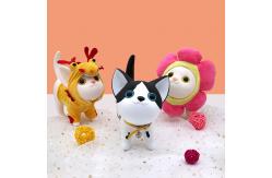 China Non Phthalate PVC Plastic Toys , Unbreakable Cat Saving Bank ISO certificate supplier