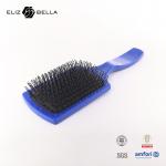 Square Hollow Vented Detangling Brush Massage Comb Deman Custom Logo Curved Wave Brush Maze Hair Brush For Hair Dryer for sale