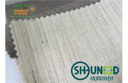 China Stiff Chest Hair Interlining Fabric With Various Hand Feel For Garments supplier