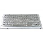 Rugged Industrial Stainless Steel Panel Mount Keyboard With 12 Function Keys