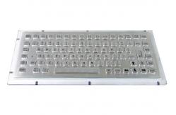 China Rugged Industrial Stainless Steel Panel Mount Keyboard With 12 Function Keys supplier
