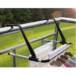Aluminum Plastic Clothes Folding Drying Rack for sale