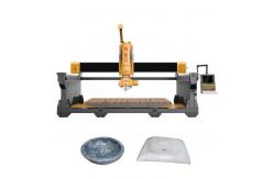 China Integrated CNC Bridge Granite Cutting Milling Machine 3400X2000mm Trolley supplier