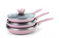 China Household Bottom 16cm Saucepan 5.0mm Stackable Cookware Sets supplier