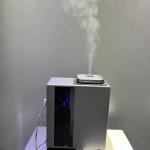 Black HVAC Scent Diffuser Machine 300m2 Hotel Air Machine For Aromatherapy