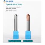 Solid Carbide Chamfer End Mill Drill Bit Coating For Metal Working Tool for sale