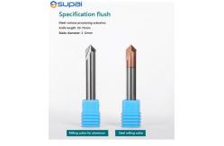 China High Speed Chamfer End Mill - 3 Flute 45° Helix Angle 3/8'' Shank supplier
