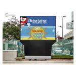 High Resolution Outdoor LED Displays 10mm RGB Real Pixels For Landmarks / Transportation for sale