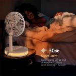 HEBRONFAN Battery Operated Table Top Fan Removable for Bedroom for sale