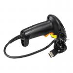 Black 1D Laser Barcode Scanner IP52 Handheld Laser Barcode Scanner 5V