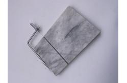 China Round Feet Natural Marble Cheese Slicer Hand Tool Anti Slip supplier