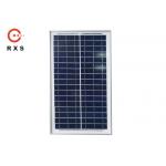Customized 36 Cells Photovoltaic Solar Panels , 20W 12V Poly Solar Cell for sale