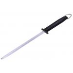 Eco - Friendly Butcher Diamond Steel Sharpening Rod With Carbon Steel Material for sale