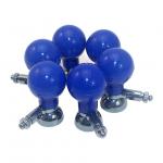 Blue Dia 26mm ECG Suction Bulb Adult Suction Electrode With Screw for sale