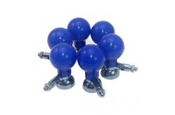 China Blue Dia 26mm ECG Suction Bulb Adult Suction Electrode With Screw supplier