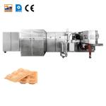 PLC  Stainless Steel Waffle Basket Maker Waffle Biscuit Production Line With One Year Warranty for sale