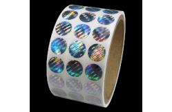 China 2 * 3cm 2D 3D Moving Grating Security Hologram Stickers supplier