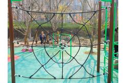 China Playground Pyramid Climbing Net Spider Net For Kids Climbing supplier