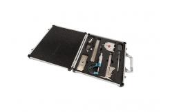 China Silver Stainless Steel Double Slide Welding Gauge for Multi Function Welding Equipment supplier