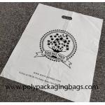 Gravure Printing 60 Micron Patch Handle Plastic Bags for sale