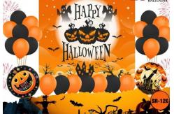 China Wholesales Halloween Foil Balloons Wholesale Inflatable Cloud Double Print Mylar Balloon supplier