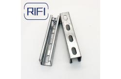 China 41mm GI Pre Galvnaized  Strut Channel And Fittings Thickness 14 Gauge supplier