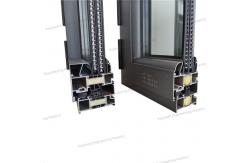 China Household Two Layer Glass Broken Bridge Aluminum System Window With Anti-Theft Window supplier
