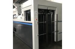 China Flatbed Corrugated Cardboard Paper Die Cutting Machine With Stripping supplier