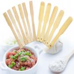 18Cm Disposable Biodegradable Bamboo Stuffing Spoon For Dumpling Wonton Stirring