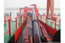 China SGS Inspection Cutter head Suction Dredges with 3800 M3/h Double Dredging Pumps supplier