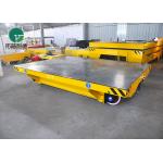 Factory large ton cargo traveling on rail cable powered transfer carts