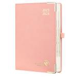 PU Lether Custom Academic Planner A5 Size Daily Agenda Monochrome Inner Pages for sale