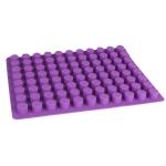 88 Holes Silica Gel Ice Cube Molds Purple Baking Chocolate Molds for sale