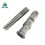 OEM High Effiency Conical Twin Screw And Barrel For WPC TPE / TPU Production for sale