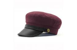 China Lightweight Unisex Military Cadet Cap Sea Captain Cap Fully Customizable supplier