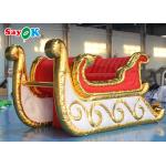4x2m Inflatable Holiday Decorations Festival Christmas Sleigh Sled for sale