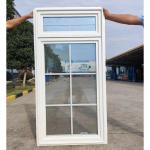 In Swing Egress Casement Window Door White PVC UPVC Profile for sale