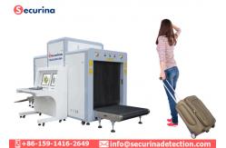 China Dual View Imaging Airport Security X Ray Machine , Luggage Scanning Inspection Scanner supplier