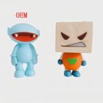 Customized 3D Cartoon Character PVC Figurines Action Figures Plastic Doll Toys for sale
