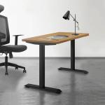 Thickness 25mm Modern Computer Desks Office Writing Desk With Melamine Panels for sale