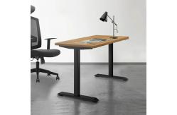 China Thickness 25mm Modern Computer Desks Office Writing Desk With Melamine Panels supplier