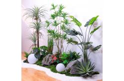 China No Caring Artificial Landscape Trees With Lily Bamboo Monstera Small Plants Evergreen supplier