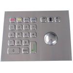 IP65 304 stainless steel  trackball pointing device mouse USB interface for sale