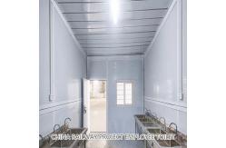 China Temporary Mobile Collapsible Prefab Homes Soundproof For Construction Site supplier
