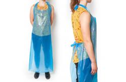 China Transparent Plastic Biodegradable Disposable Aprons For Resturant supplier