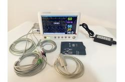 China Metal 5 Parameter Patient Monitor with Wired/Wireless Connectivity supplier