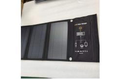 China 21W Portable Folding Solar Panel Handbag For Camping Travelling supplier