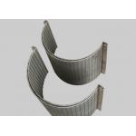 120 Degree Wedge Wire Dewatering Sieve Bend Screen , V Wire Looped Bend Mesh
